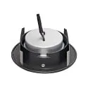 nobilé LED Downlight 5068 ECO FLAT SCCT DIM C, IP40, rund, 7.5W 2700/3000/4000K 38°, CRi >90, schwenkbar, dimmbar, schwarz matt