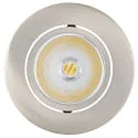 LED Downlight 5068 ECO FLAT SCCT DIM C, IP40, rund, 7.5W 2700/3000/4000K 38°, CRi >90, schwenkbar, dimmbar, Nickel gebürstet