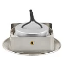 nobilé LED Downlight 5068 ECO FLAT SCCT DIM C, IP40, rund, 7.5W 2700/3000/4000K 38°, CRi >90, schwenkbar, dimmbar, Nickel gebürstet