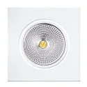 LED Downlight 5068Q ECO FLAT SCCT DIM C, IP40, eckig, 7.5W 2700/3000/4000K 38°, CRi >90, schwenkbar, dimmbar, weiß matt