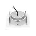 LED Downlight 5068Q ECO FLAT SCCT DIM C, IP40, eckig, 7.5W 2700/3000/4000K 38°, CRi >90, schwenkbar, dimmbar