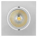 downlight 5068Q ECO FLAT SCCT 38° DIM C square, swivelling, CCT Switch IP40, chrome matt dimmable