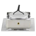 nobilé LED Downlight 5068Q ECO FLAT SCCT DIM C, IP40, eckig, 7.5W 2700/3000/4000K 38°, CRi >90, schwenkbar, dimmbar, Chrom matt