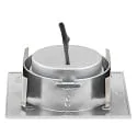 nobilé LED Downlight 5068Q ECO FLAT SCCT DIM C, IP40, eckig, 7.5W 2700/3000/4000K 38°, CRi >90, schwenkbar, dimmbar, Chrom matt
