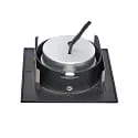 nobilé LED Downlight 5068Q ECO FLAT SCCT DIM C, IP40, eckig, 7.5W 2700/3000/4000K 38°, CRi >90, schwenkbar, dimmbar, schwarz matt