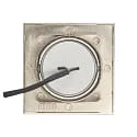nobilé LED Downlight 5068Q ECO FLAT SCCT DIM C, IP40, eckig, 7.5W 2700/3000/4000K 38°, CRi >90, schwenkbar, dimmbar, Nickel gebürstet