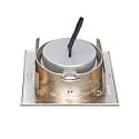 nobilé LED Downlight 5068Q ECO FLAT SCCT DIM C, IP40, eckig, 7.5W 2700/3000/4000K 38°, CRi >90, schwenkbar, dimmbar, Nickel gebürstet