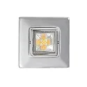 LED Downlight A 5068 T FLAT RQ, eckig, 48°, 9W, 3000K, IP40, dimmbar, chrom