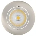 LED Downlight 5068 ECO FLAT TUN, rund, 38°, 6W, IP40, nickel gebürstet