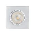 LED Downlight 5068Q ECO FLAT BIO, eckig, 38°, 7,5W, 5000K, IP40, chrom