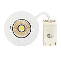 LED Downlight 5068 ECO DOB, rund, 38°, 8W, 4000K, IP40, dimmbar, weiß matt
