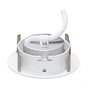 nobilé LED Einbau-Downlight 5068 ECO DOB, IP40, Ø 8.8cm, 6W 3000K 570lm 38°, durchverdrahtet, dimmbar, schwenkbar, weiß matt