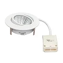 nobilé LED Einbau-Downlight 5068 ECO DOB, IP40, Ø 8.8cm, 6W 3000K 570lm 38°, durchverdrahtet, dimmbar, schwenkbar, weiß matt