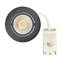 LED Downlight 5068 ECO DOB, rund, 38°, 8W, 4000K, IP40, dimmbar, schwarz matt