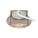 nobilé LED Downlight 5068 ECO DOB, rund, 38°, 8W, 4000K, IP40, dimmbar, nickel gebürstet