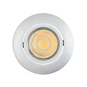 LED Downlight A 5068 T FLAT BIO, rund, 38°, 8W, 4000K, IP40, schwenkbar, dimmbar, chrom matt