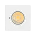 LED Downlight A 5068Q T FLAT BIO, eckig, 38°, 8W, 5000K, IP40, dimmbar, weiß matt