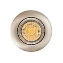 LED Aufbaudownlight A 5068 BIO, rund, 38°, 9,5W, 3000K, IP40, dimmbar, nickel gebürstet