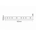 nobilé Outdoor LED Strip Flexible LED SMD 3528, IP67, 24V, 4.8W/m, 4100K, 200cm, dimmbar