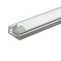 Alu U-Profil 2 OP, 2m, bis 12mm