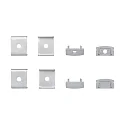 Ersatzkit für Alu U-Profil 2 TP/OP