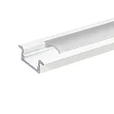 Alu T-Profil 2 TP, 2m, bis 12mm, weiß matt