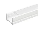 Alu U-Profil 3 OP, für LED Strips bis 1.5cm Breite, inkl. opalem Cover, 200cm, Weiß matt