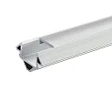 Alu Eck-Profil 3 TP, 200cm, für LED-Strips bis 1.4cm Breite