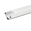 Alu Eck-Profil 3 OP, 200cm, für LED-Strips bis 1.4cm Breite, weiß matt