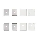 Ersatzkit für Alu U-Profil 4 TP/OP, weiß