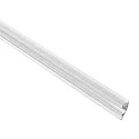 Alu Profil Aufbau 2, für 1 LED Strip bis 1.2cm Breite, 200cm, Weiß matt