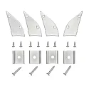 replacement kit SURFACE 2, aluminium, silver