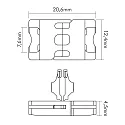 nobilé Zubehör für Flexible LED SMD 5050/5630 - Verbinder, starr, 5er Set