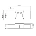 nobilé Zubehör für Flexible LED SMD 3528 - IP67 Verbinder, starr, 5er Set