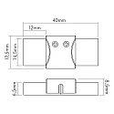 nobilé Zubehör für Flexible LED SMD 5050/5630 - IP67 Verbinder, starr, 5er Set
