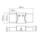 nobilé Zubehör für Flexible LED SMD 5050 - IP67 Verbinder, starr, 5er Set