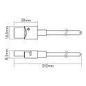 nobilé Zubehör für Flexible LED SMD 3528 - IP67 Anschlusskabel, 5er Set