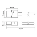 nobilé Zubehör für Flexible LED SMD 5050/5630 - IP67 Anschlusskabel, 5er Set