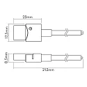 nobilé Zubehör für Flexible LED SMD RGB - IP67 Anschlusskabel, 5er Set