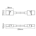 nobilé Zubehör für Flexible LED SMD 5050 RGB - IP67 Verbinder, flexibel, 5er Set