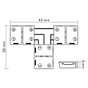 nobilé Zubehör für Flexible LED SMD 3528 - T-Verbinder, 2-polig, 5er Set
