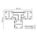 nobilé Zubehör für Flexible LED SMD 5050/5630 - T-Verbinder, 2-polig, 5er Set