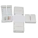 Zubehör für Flexible LED SMD 5050 - Kreuz-Verbinder, 4-polig, 5er Set
