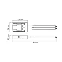 nobilé Flexible LED COB Anschlusskabel 8/2, 5er Set
