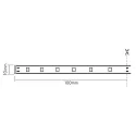 nobilé Flexible LED SMD 2835 BIO, 2m, 5W/m, 24V, 6500K, IP20