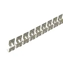 Zubehör für Outdoor LED Strip NEON 1516 RGB - Profil, flexibel, Stahlblech, chrom, 100cm