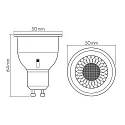 nobilé LED Reflektorlampe, GU10, 60°, 6W, 3000K, SCCT, Prismaglas, IP20
