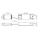 nobilé LED Treiber EL-42-1050 DS2 MP (Multirpower), IP20, 230V AC, sek. 1050MA, für Zwischendecken, schaltbar