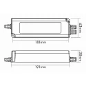 nobilé Outdoor LED Betriebsgerät EL-120-24V 1-10V PWM, IP67, sek. 24V DC, SK2, dimmbar 1-10V / PWM (10V), 2x 300 Kabel (offen)