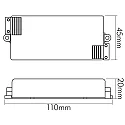 nobilé LED Betriebsgerät EL-20-350 D, IP20, dimmbar